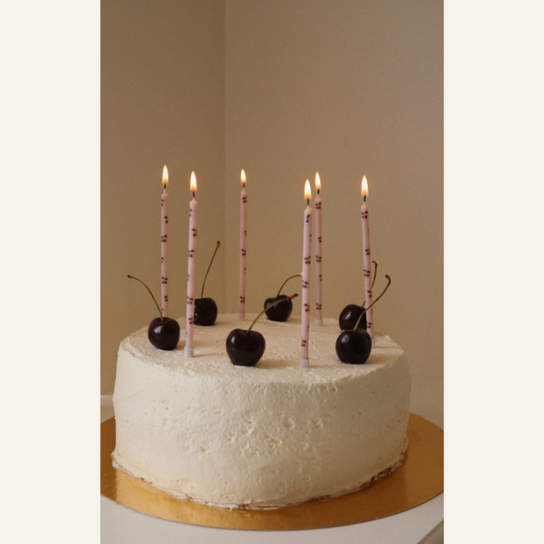 Konges Sløjd Birthday Candles Print - Cherry