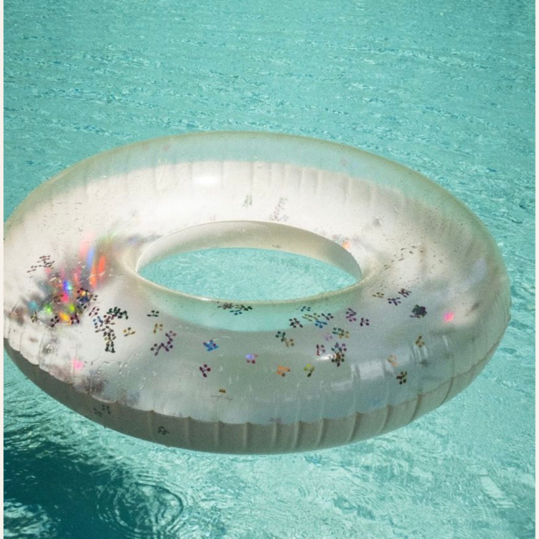 Konges Sløjd Grande Swim Ring Transparent - Multi Cherry Transparent