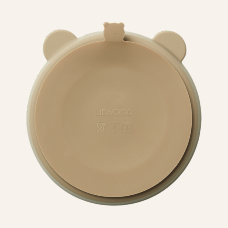 Liewood Stacy Divider Suction Plate - Oat