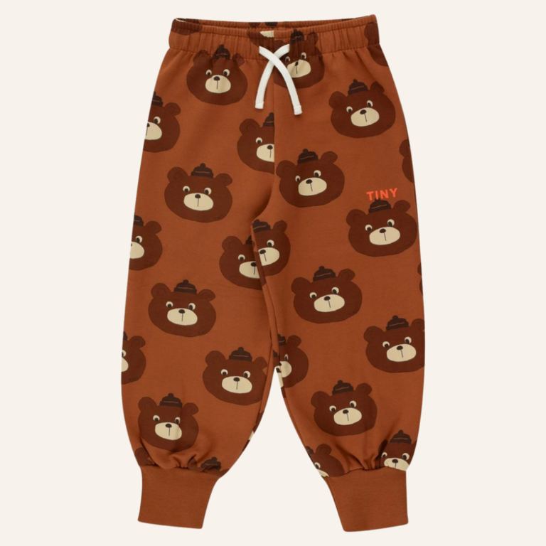 Tiny Cottons Tiny Cottons Bears Sweatpants - Brown