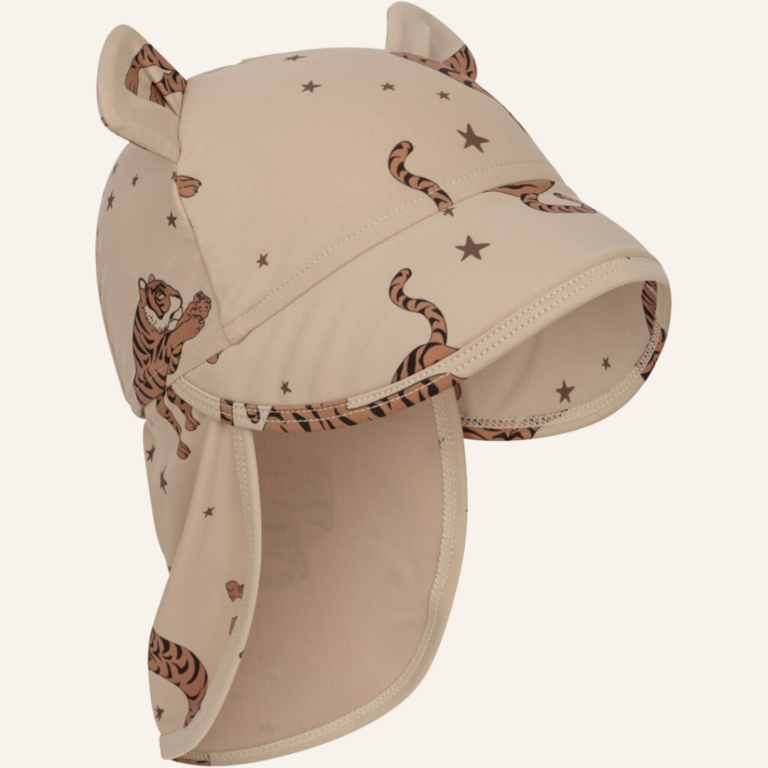 Konges Sløjd Aster Bear Sun Hat Tijger