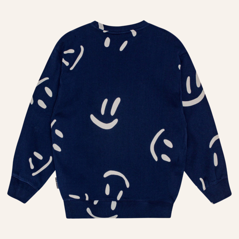 Molo Molo Monti sweatshirt - Big smile navy