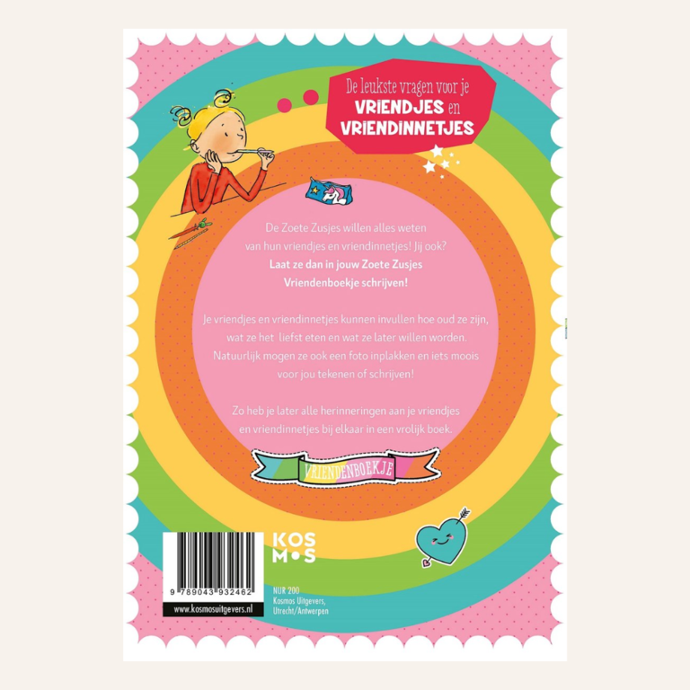 De Zoete Zusjes Vriendenboekje