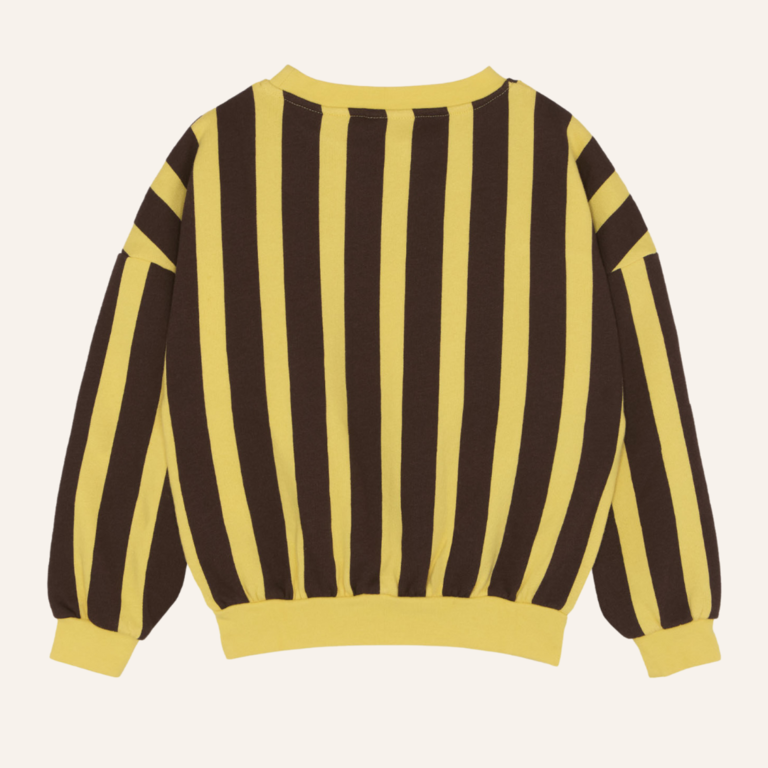 The Campamento Yellow Stripes Oversized kids sweatshirt