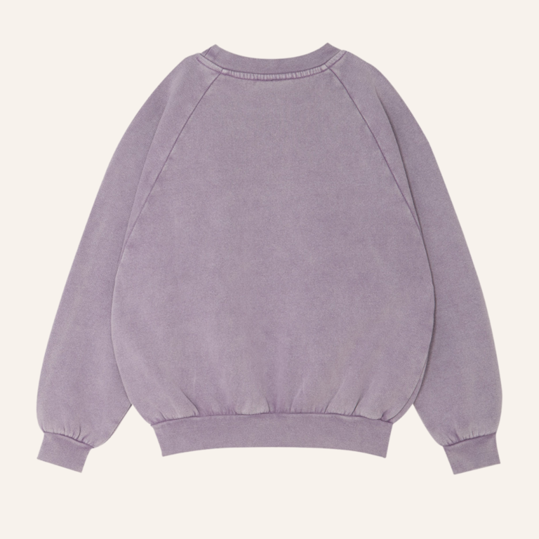 The Campamento Purple Washed Oversized kids sweatshirt