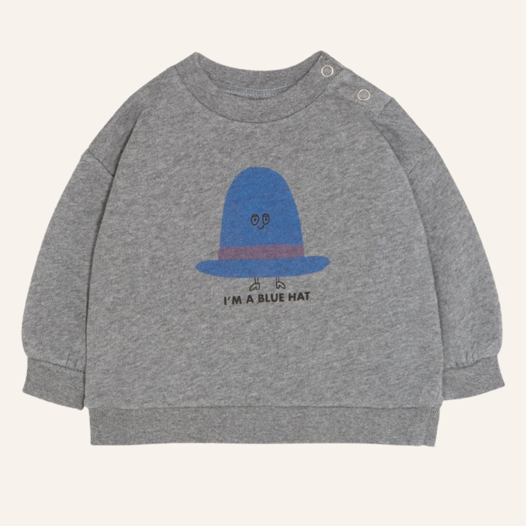 The Campamento Blue Hat baby sweatshirt