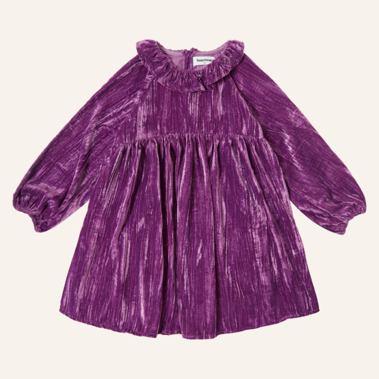 Tocoto Vintage Tocoto Vintage Velvet dress - Lilac