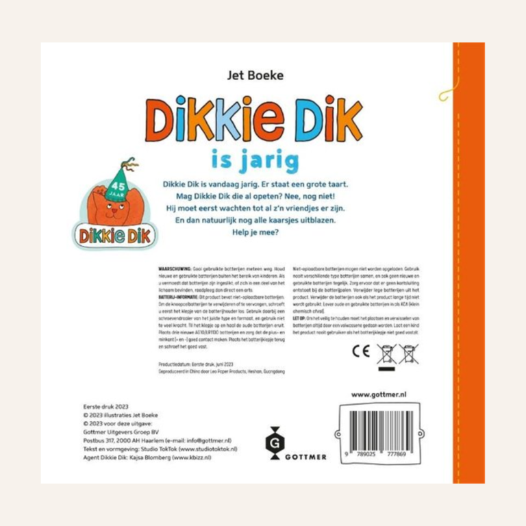 Dikkie Dik is jarig