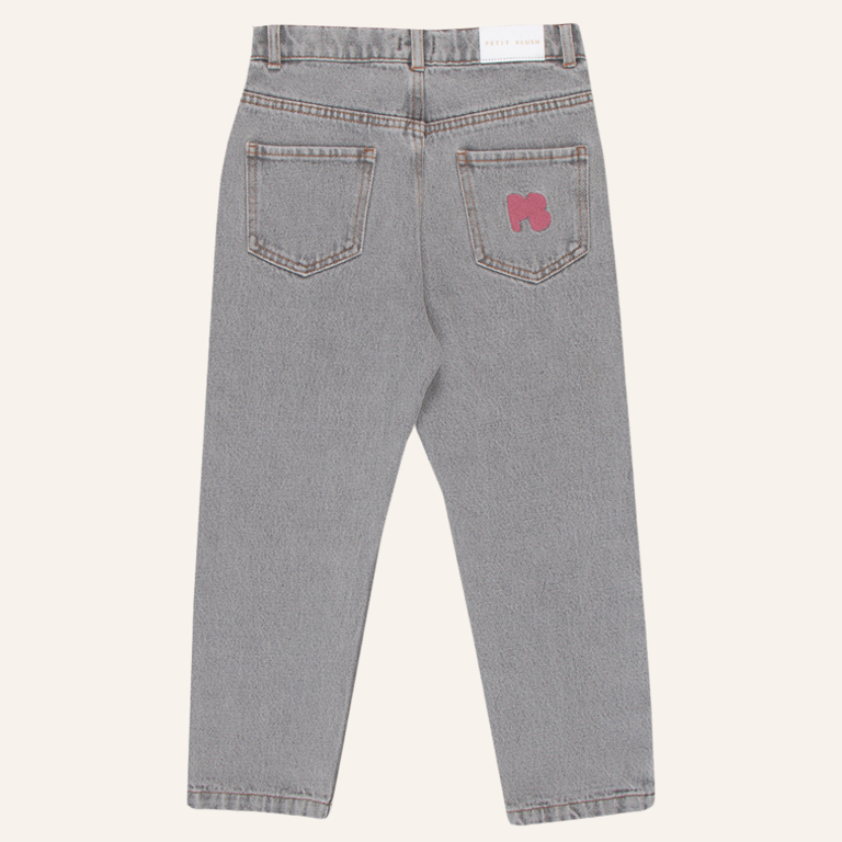 Petit Blush Petit Blush Baggy fit jeans - Washed light grey