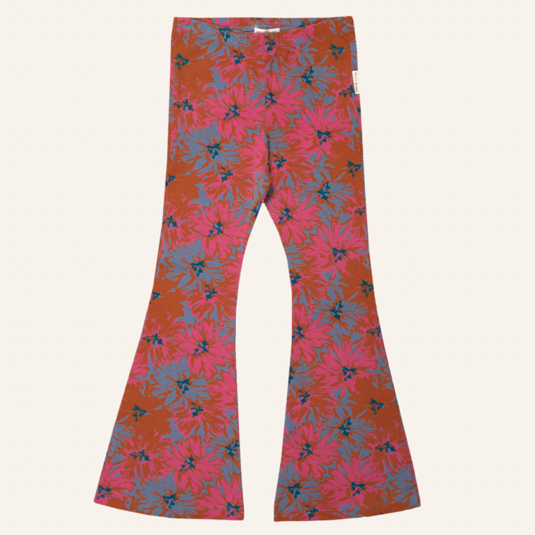 Petit Blush Petit Blush Bowie flared pants - Viola flower