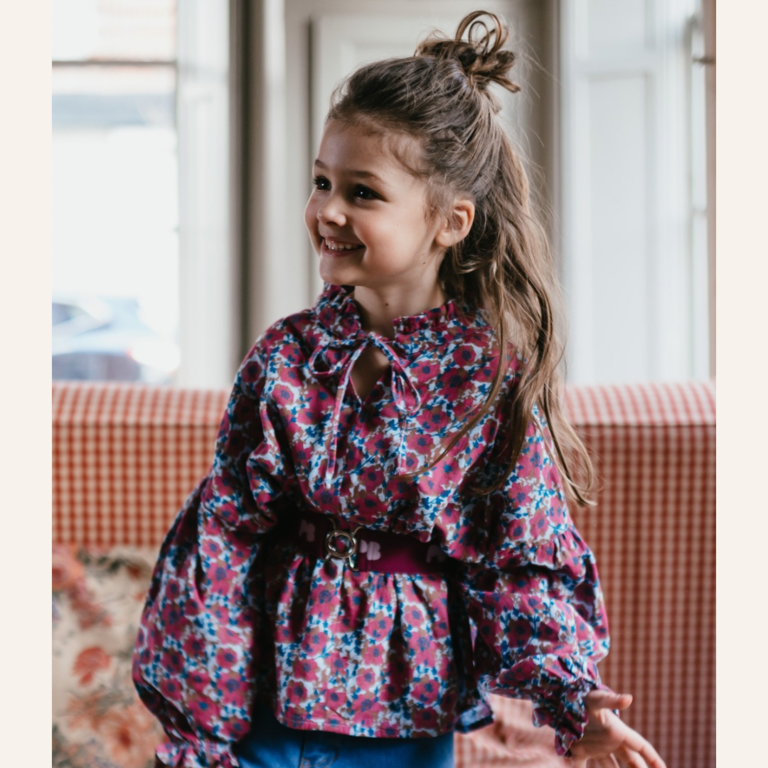 Petit Blush Petit Blush Teddy Blouse Yasmin flower