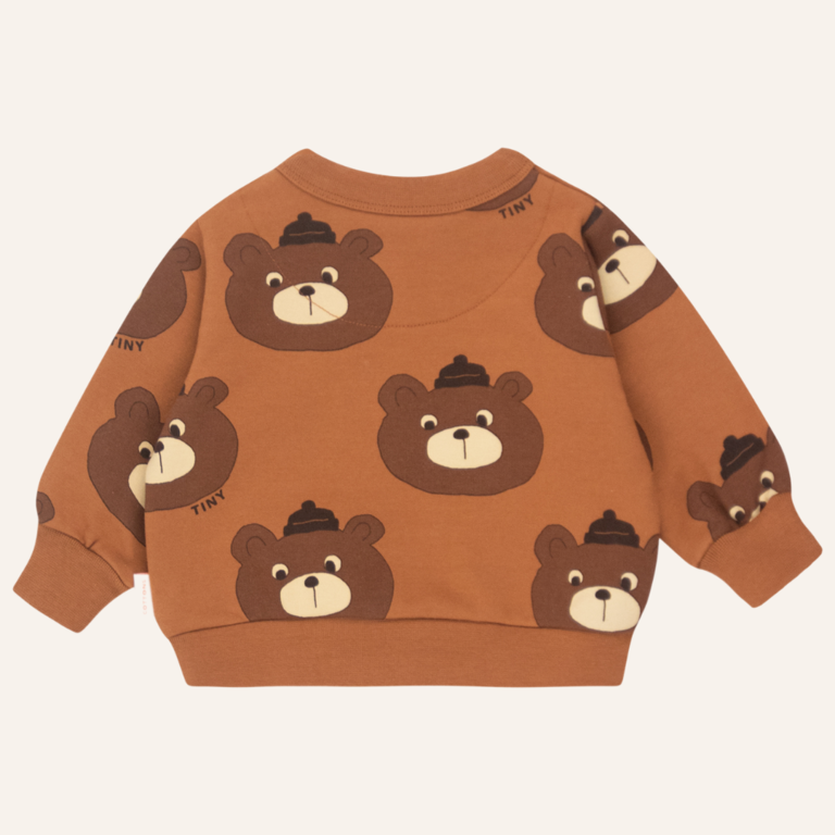 Tiny Cottons Tiny Cottons Bears  baby sweatshirt - Brown