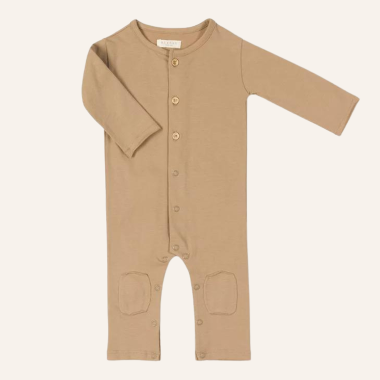 Nixnut Nixnut Butt onesie - Biscuit