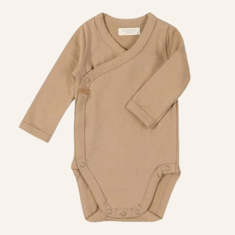 Nixnut Nixnut Newbie romper - Biscuit