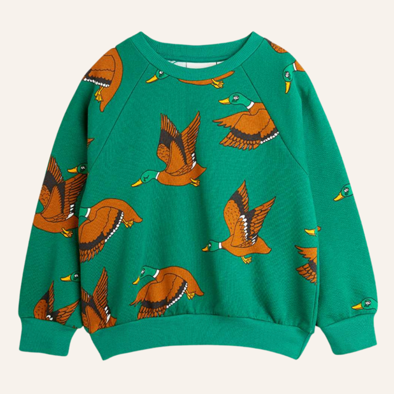 Mini Rodini Ducks sweatshirt - Green