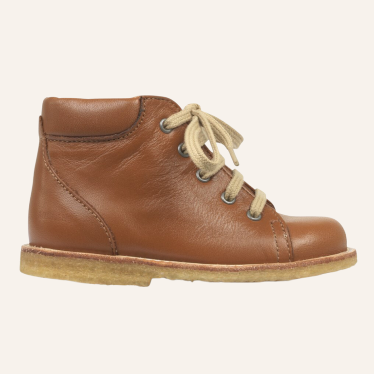 Angulus Classic lace-up shoe - Cognac