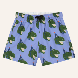 Daily Brat Daily Brat Daffy dino swimshort - Sky blue Daily Brat Daily Brat Daffy dino swimshort - Sky blue