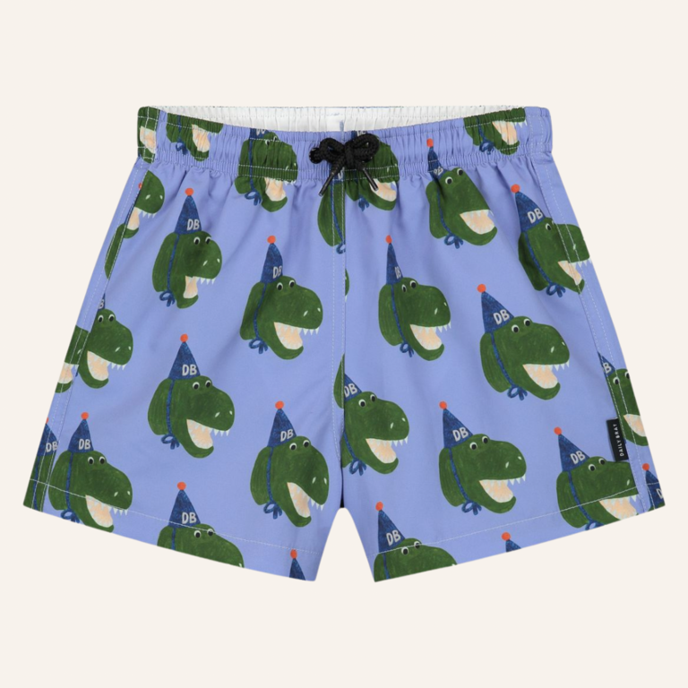 Daily Brat Daily Brat Daffy dino swimshort - Sky blue