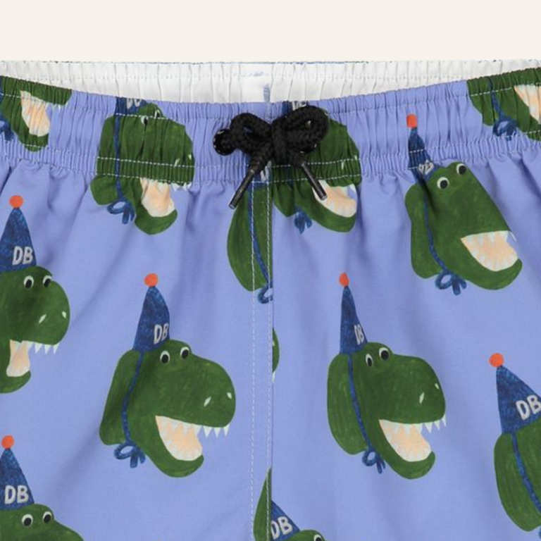Daily Brat Daily Brat Daffy dino swimshort - Sky blue