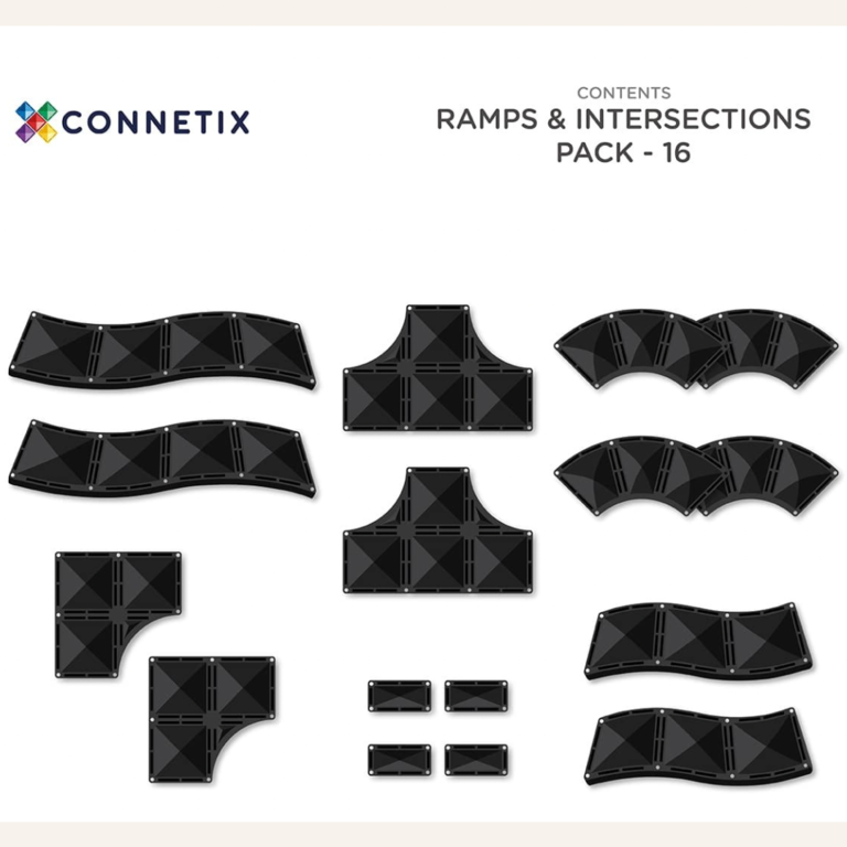 Connetix Connetix Ramps & Intersections Pack 16 pc
