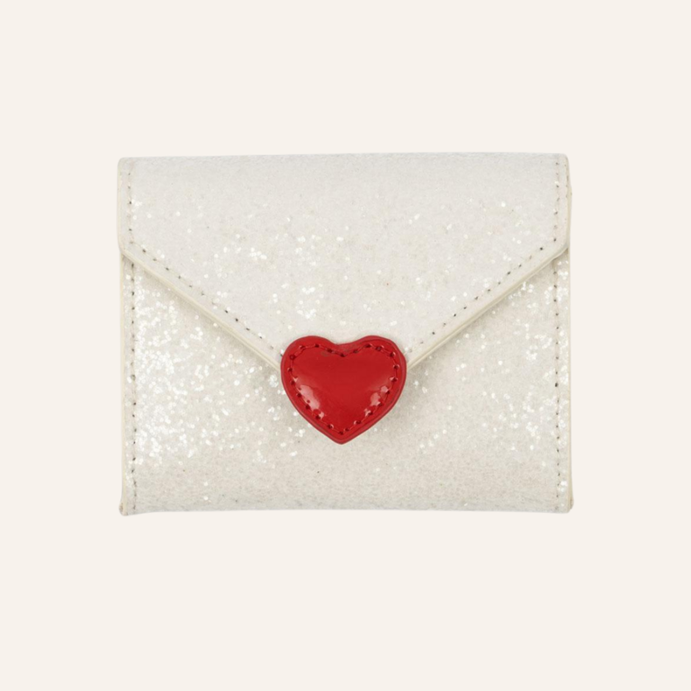 Konges Sløjd Love Letter Portemonee - Cream Glitter
