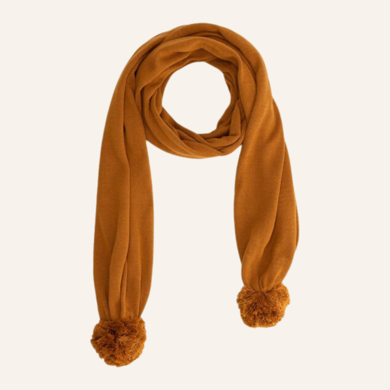 Yuki Yuki knitted scarf - Rust