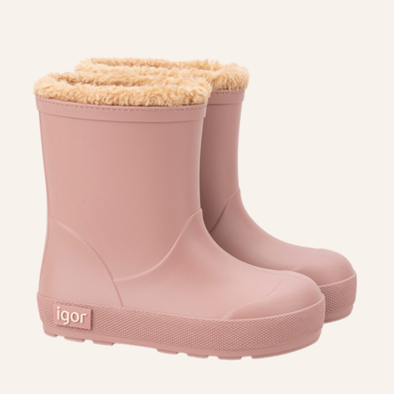 Igor Yogi Borreguito gevoerde regenlaars   - Rosa / Dusty Pink