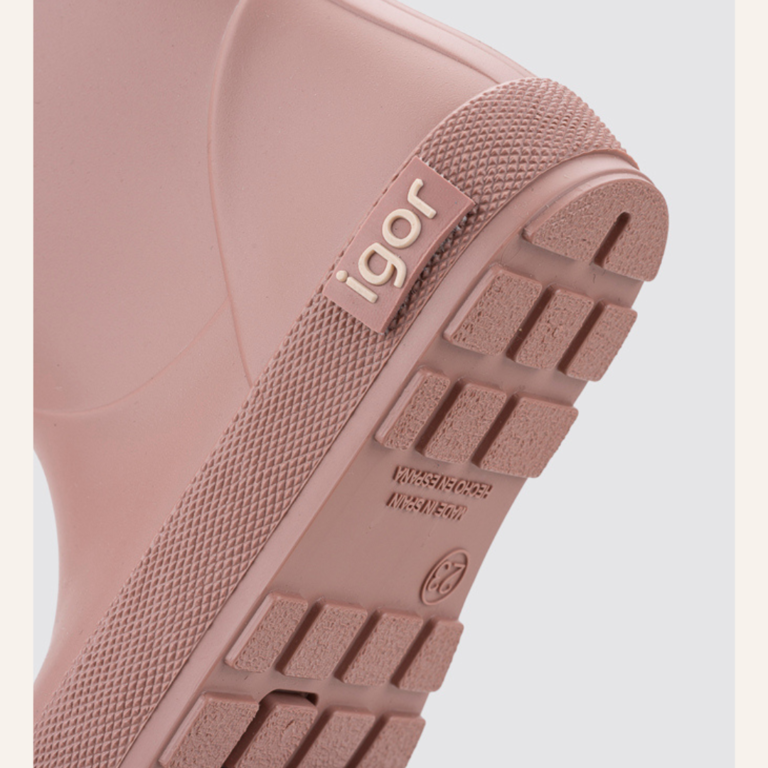 Igor Yogi Borreguito gevoerde regenlaars   - Rosa / Dusty Pink