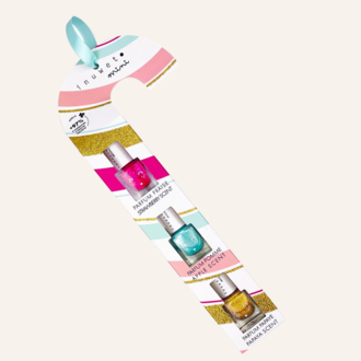 Inuwet Inuwet Mini Candy Cane Setje 3 nagellakjes