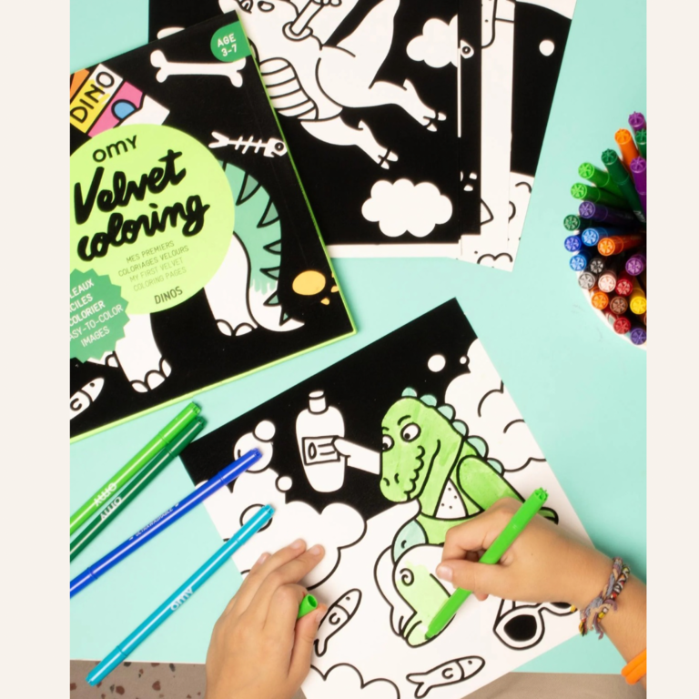 OMY OMY Velvet coloring - Dinos