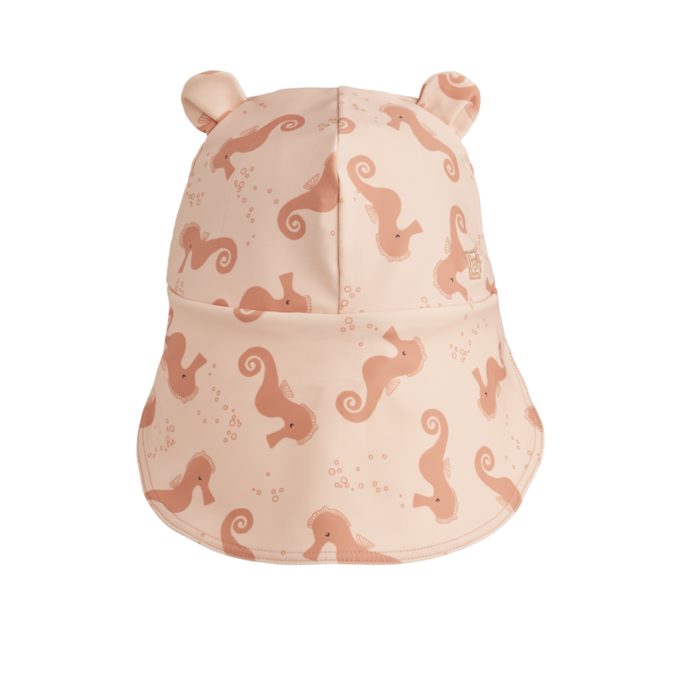 Liewood Senia Sun Hat With Ears -  Seahorse / Apple blossom