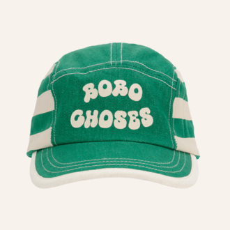Bobo Choses Bobo Choses Green stripes cap