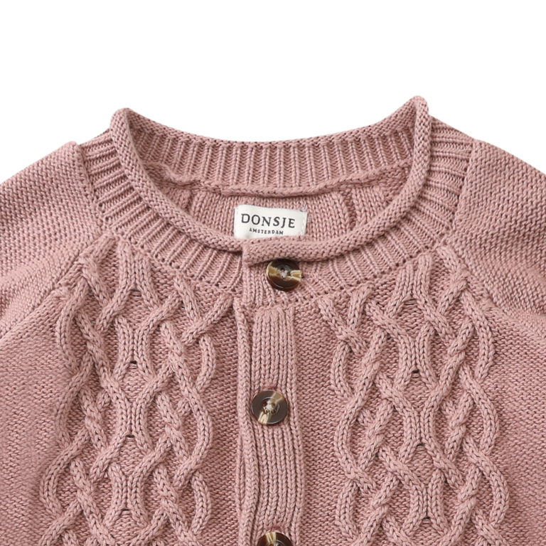 Donsje Amsterdam Donsje Cleo cardigan - Rose dawn