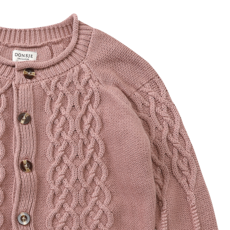 Donsje Amsterdam Donsje Cleo cardigan - Rose dawn