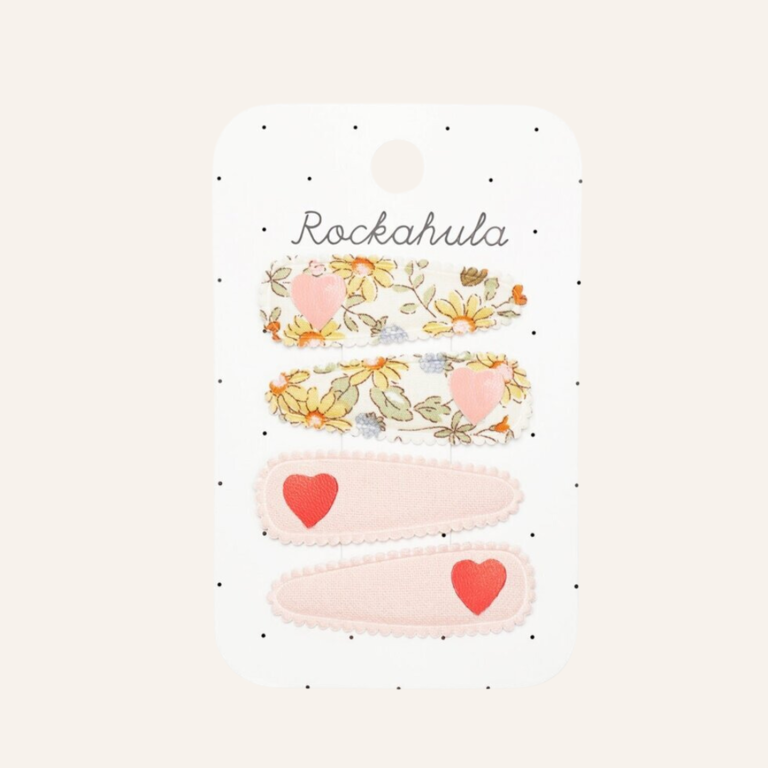 Rockahula Bramble Heart Fabric Clip Set