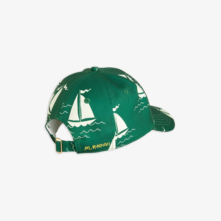 Mini Rodini Mini Rodini Sailing boats aop cap - Green