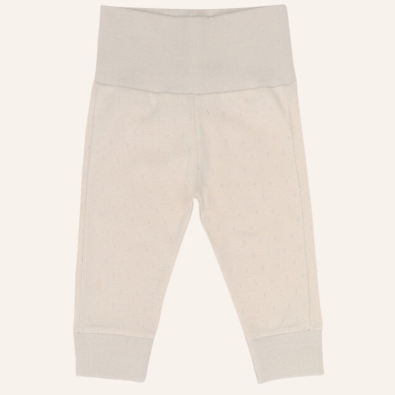 Phil&Phae Phil&Phae Newborn legging pointelle - Oatmeal