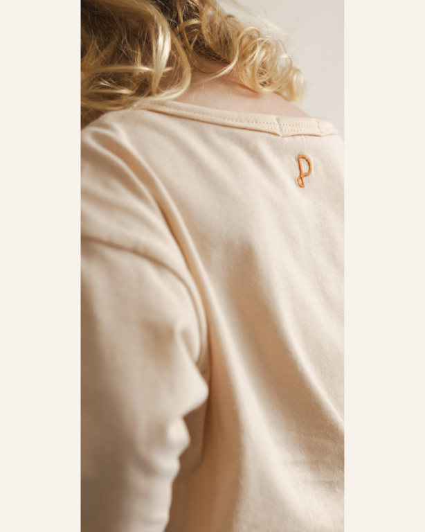 Phil&Phae Phil&Phae oversized tee L/S - Marshmallow