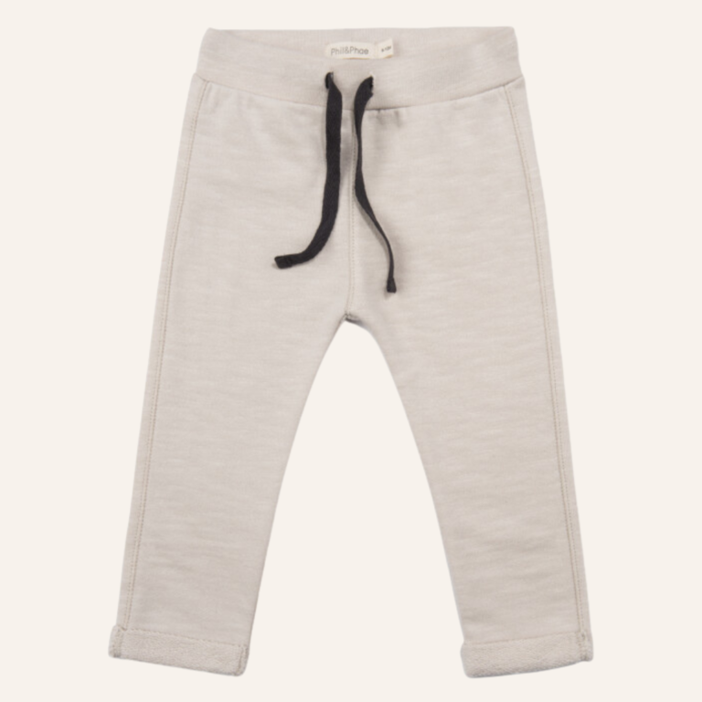Phil&Phae Phil&Phae Baby sweat pants slub - Oatmeal