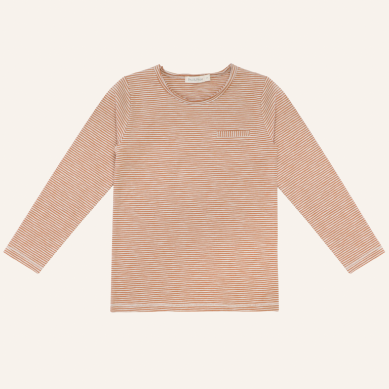 Phil&Phae Phil&Phae Pocket tee L/S stripes - Hazel