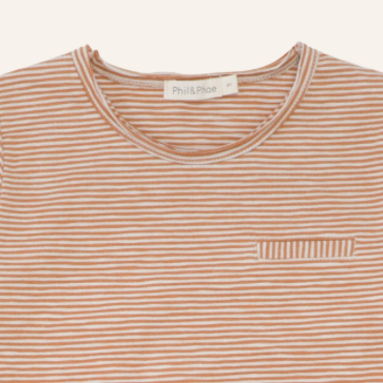 Phil&Phae Phil&Phae Pocket tee L/S stripes - Hazel