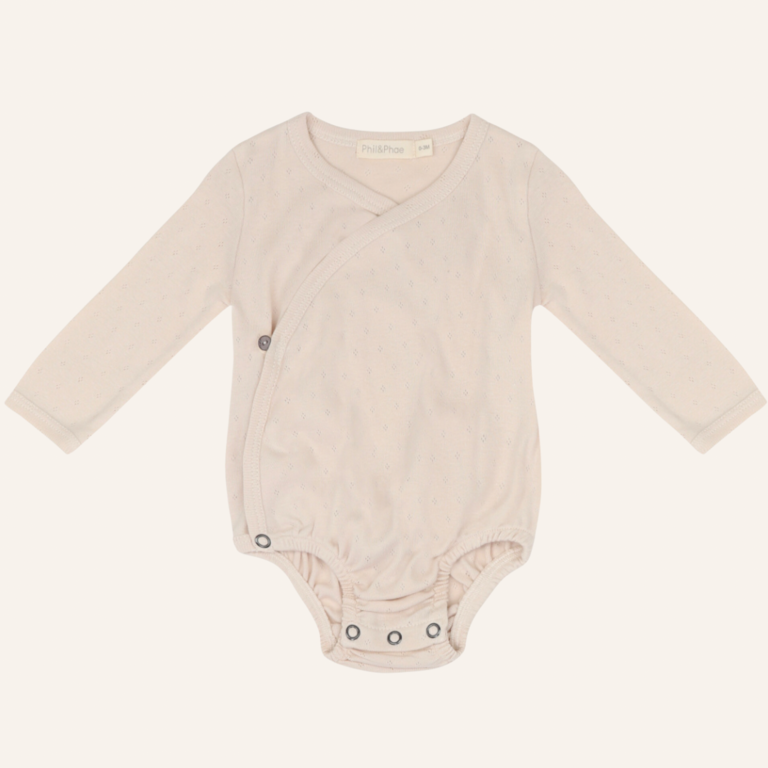 Phil&Phae Phil&Phae Cross over body L/S pointelle