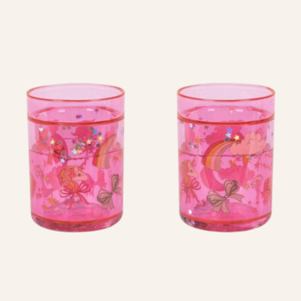 Konges Sløjd 2 pack glitter cups - Rainbow Bow