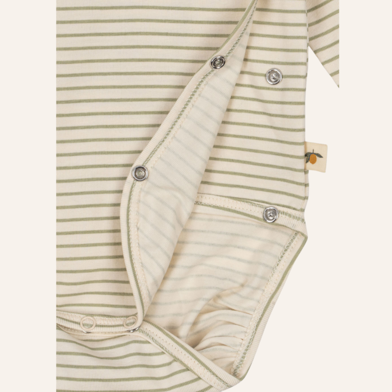 Konges Sløjd Konges Sløjd Basic LS newborn body gots - Tea stripe