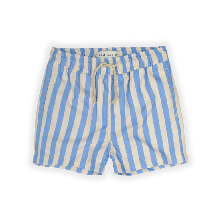 Sproet & Sprout Swim Shorts Stripes - Sesame