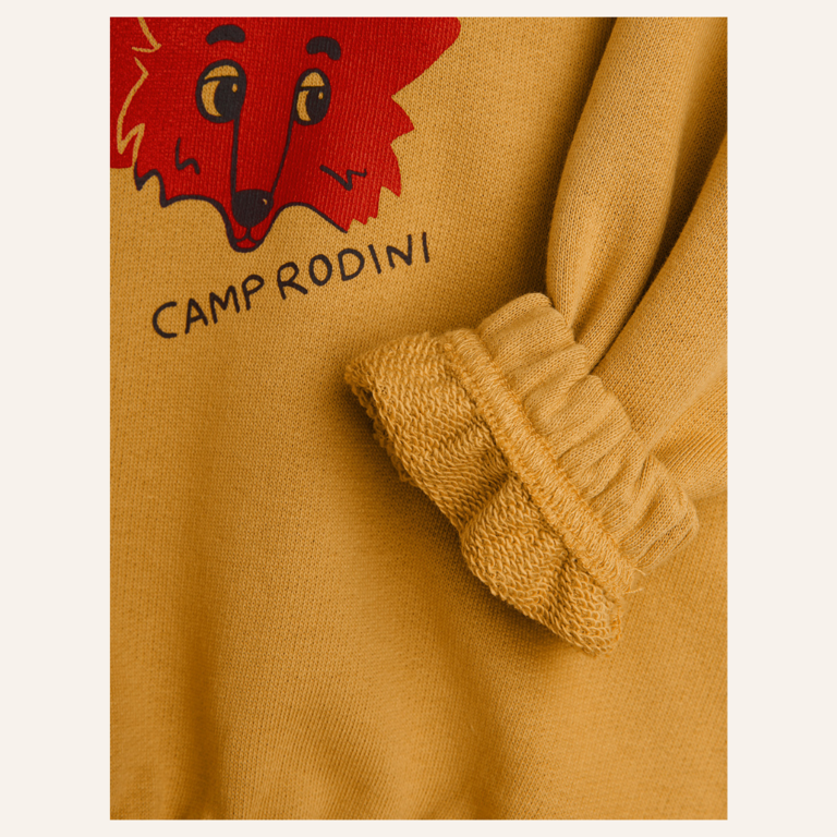 Mini Rodini Mini Rodini Camp Rodini Sp Sweatshirt - Beige