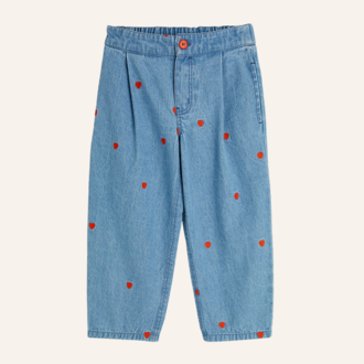 Mini Rodini Mini Rodini Mini Hearts AOP Woven Trousers Mini Rodini Mini Rodini Mini Hearts AOP Woven Trousers