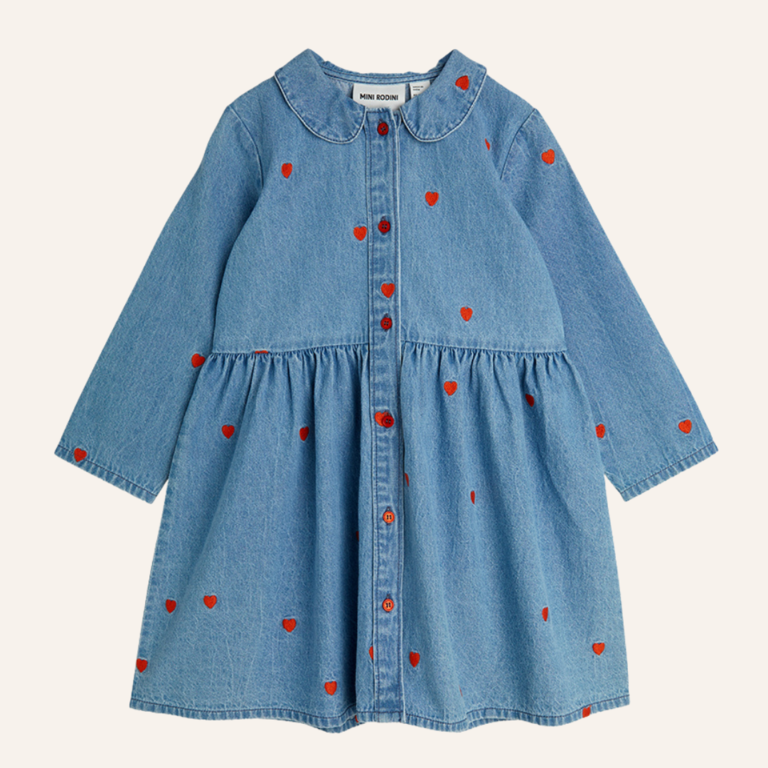 Mini Rodini Mini Rodini Mini Hearts AOP Woven Dress
