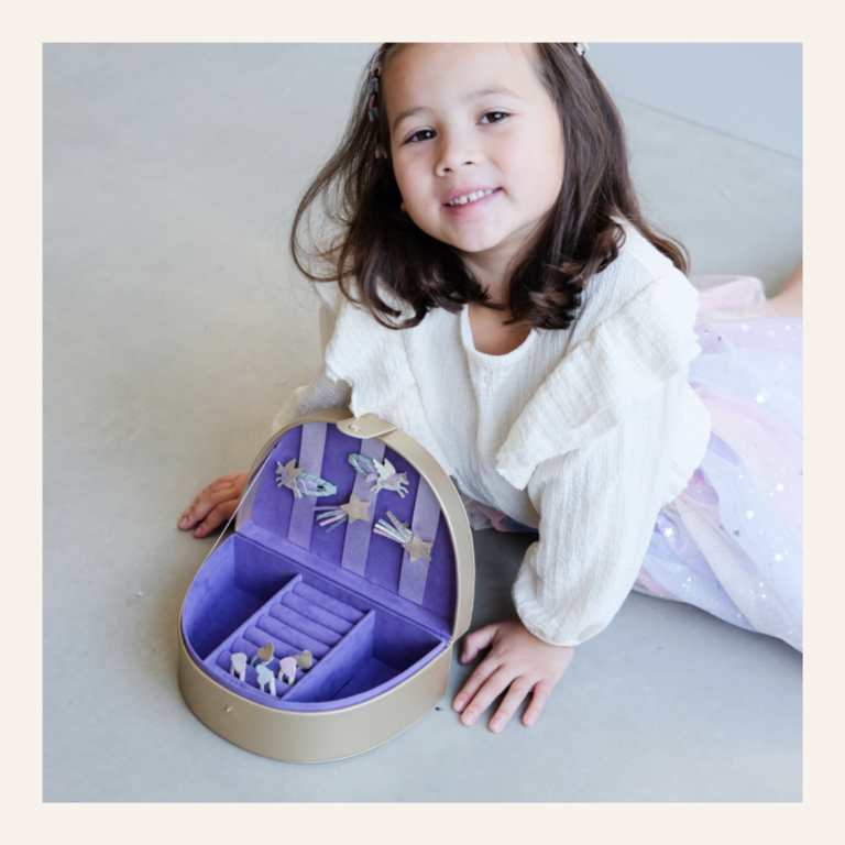 Mimi & Lula Rainbow Jewellery Box - Bright Multi