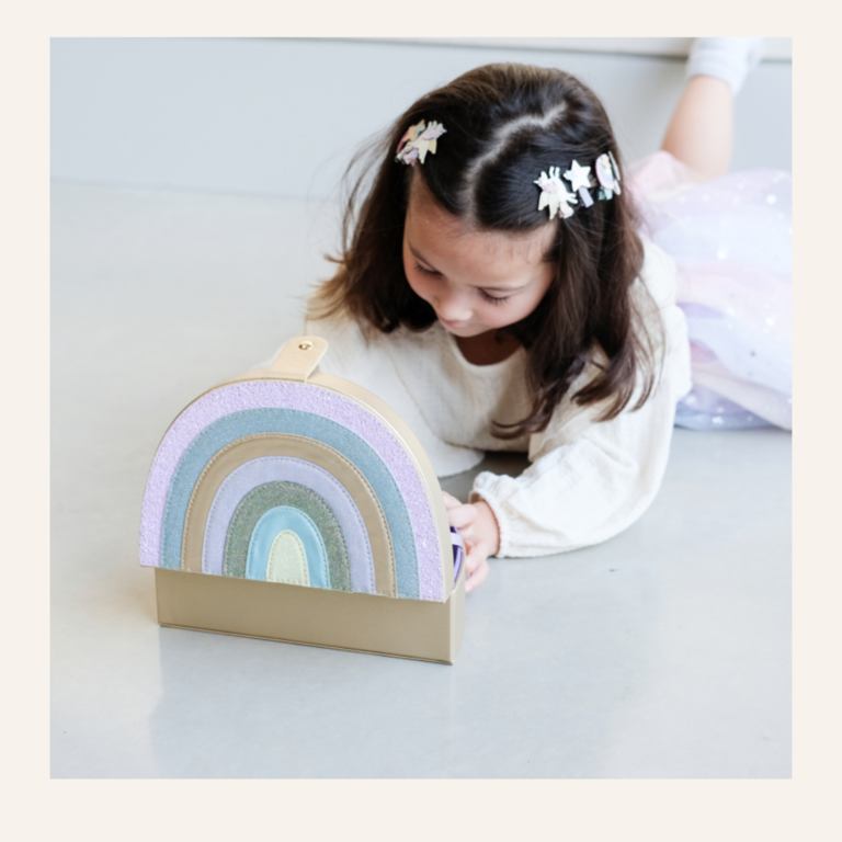 Mimi & Lula Rainbow Jewellery Box - Bright Multi